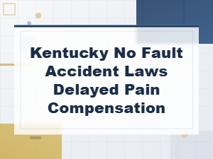 Kentucky No-Fault Laws for Delayed Pain Compensation